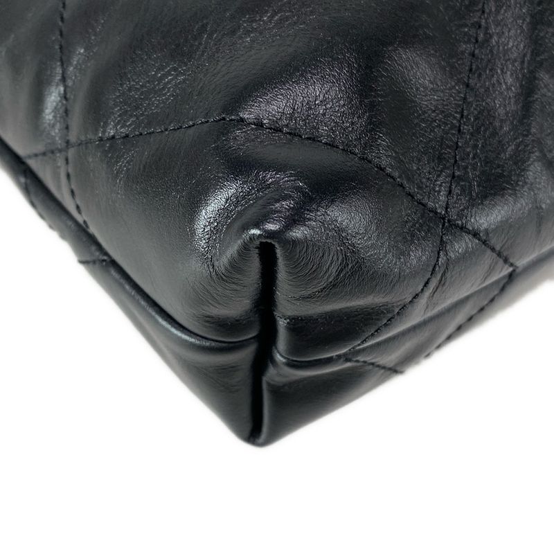 Chanel Shoulder Bag Chanel 22 Mini Handbag As3980 Black 2way/chain Shoulder/vint