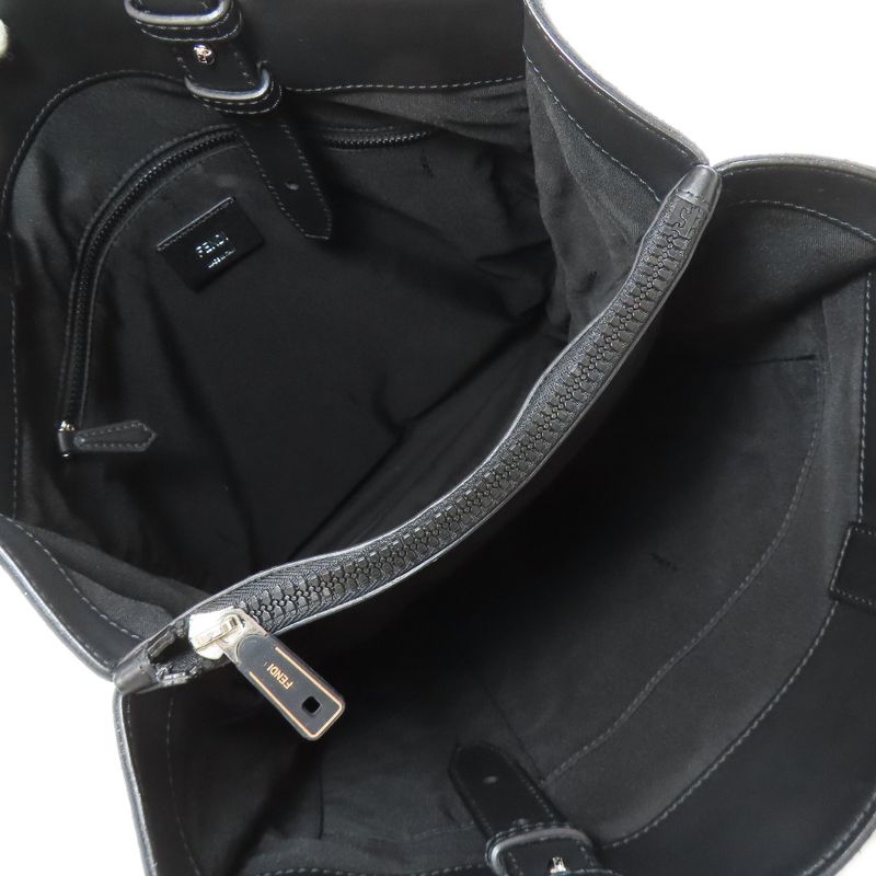 Fendi Logo Tote Bag Canvas Women