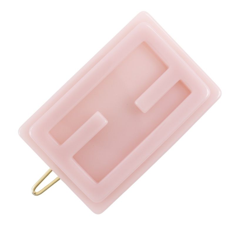 Fendi Hair Clip FF Fendi Kids Jfp403 AMRG Plastic Pink Women Other Accessories