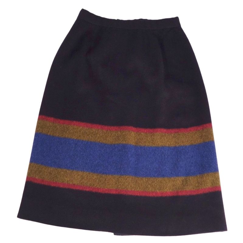 Vintage Hermes Skirt Wrap Skirt Alpaca