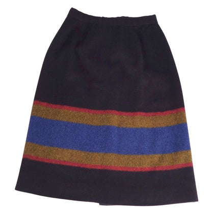 Vintage Hermes Skirt Wrap Skirt Alpaca