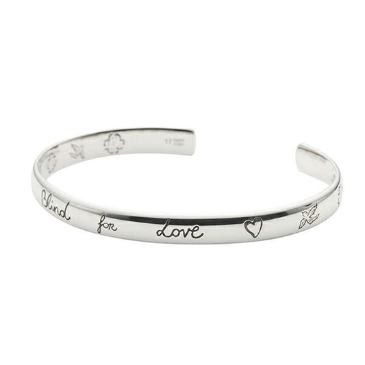 Gucci Bracelet Blinds for Love Silver