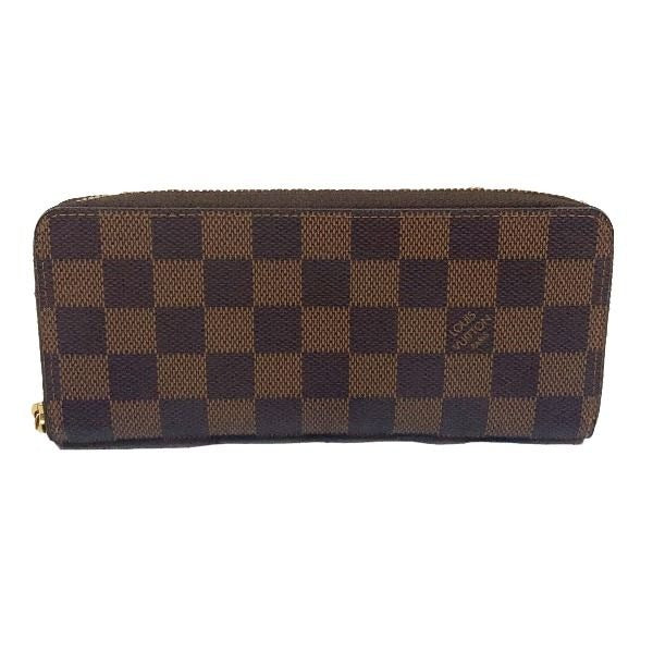 Louis Vuitton Damier Portefeuille Cles Mans Round Zipper Long Wallet