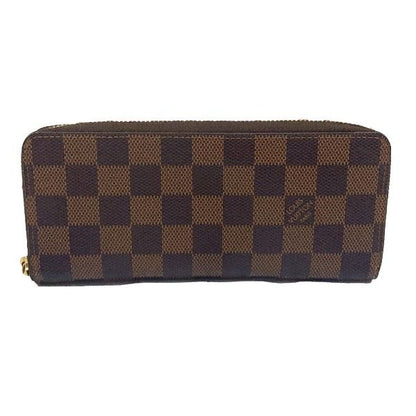 Louis Vuitton Damier Portefeuille Cles Mans Round Zipper Long Wallet