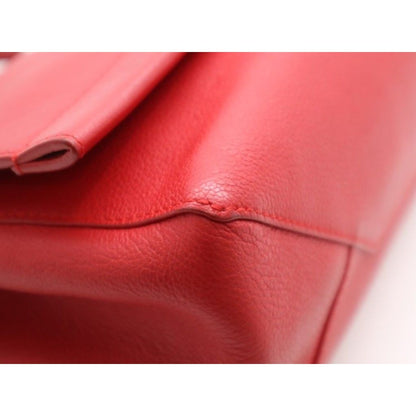 Louis Vuitton Lockme 2 Ruby Leather 2-Way Shoulder Bag Silver — view 4