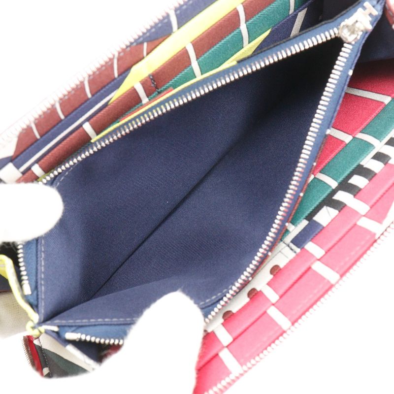 Hermes Azap Long Silk-in Vaux Epson Rose Mexico Pink A Women's Long Wallet