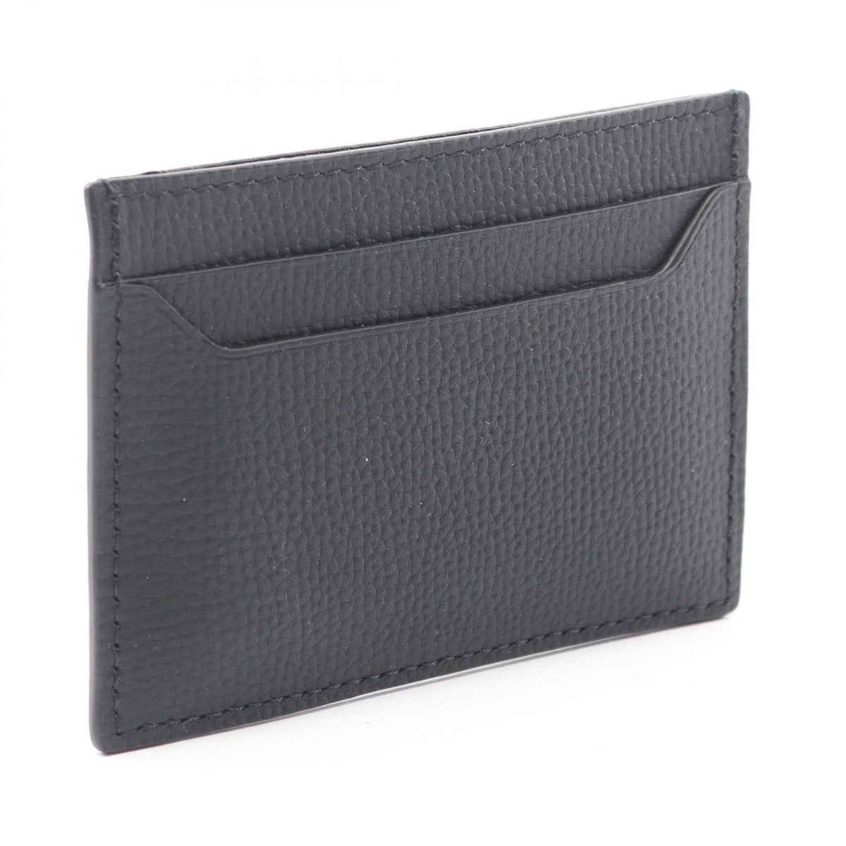 Loewe Card Case Anagram Black Gold Leather — view 2