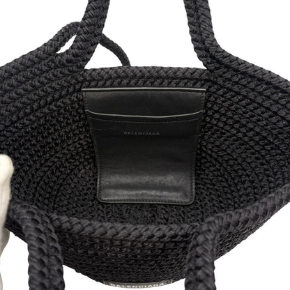 Balenciaga Handbag Ibiza Small Basket Black Shoulder Ibiza Bag