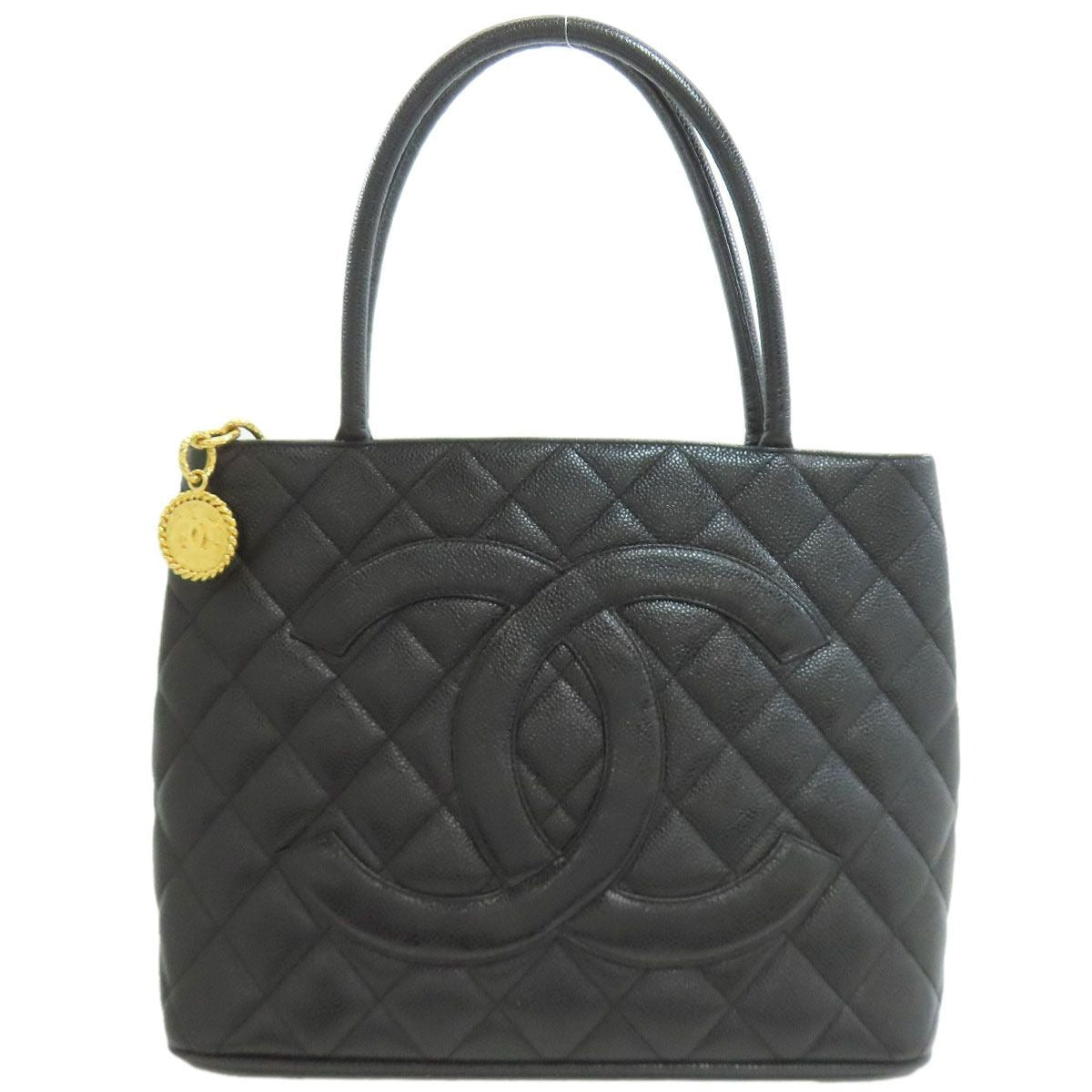 Chanel Medallion Tote Gold Grained Calfskin