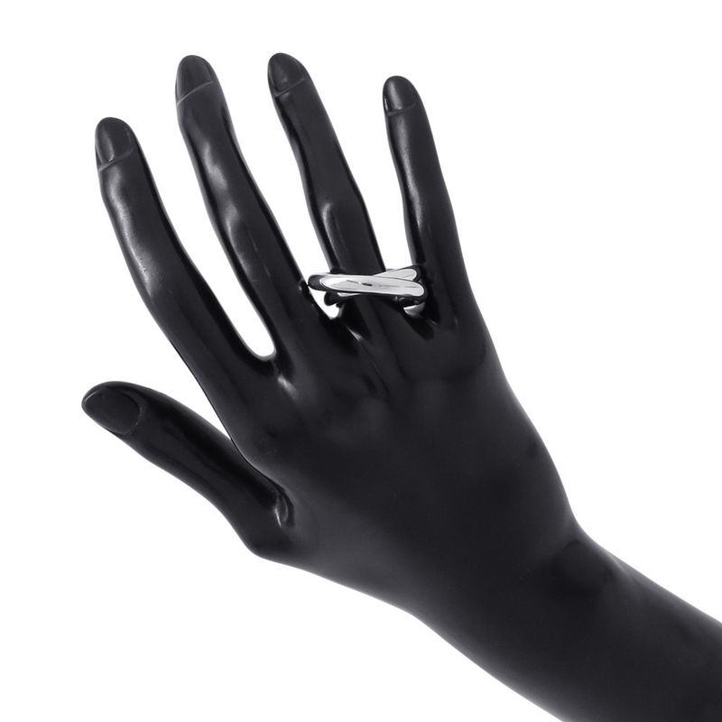 Hermes Ring Vertijus Silver 54