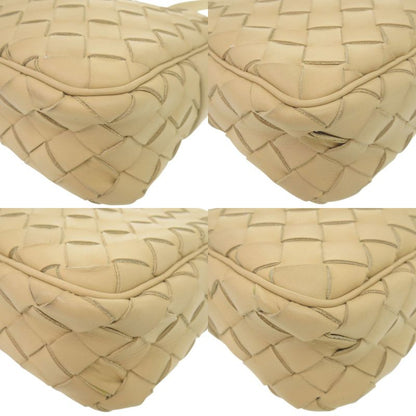 Bottega Veneta Intrecciato Leather Beige Shoulder Bag 1343 Bottega Veneta