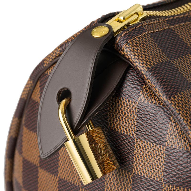 Louis Vuitton Speedy 35 Brown Boston Bag