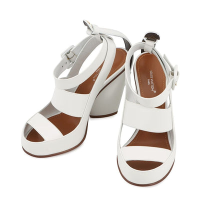 Louis Vuitton Sandals Leather Trinity Heel