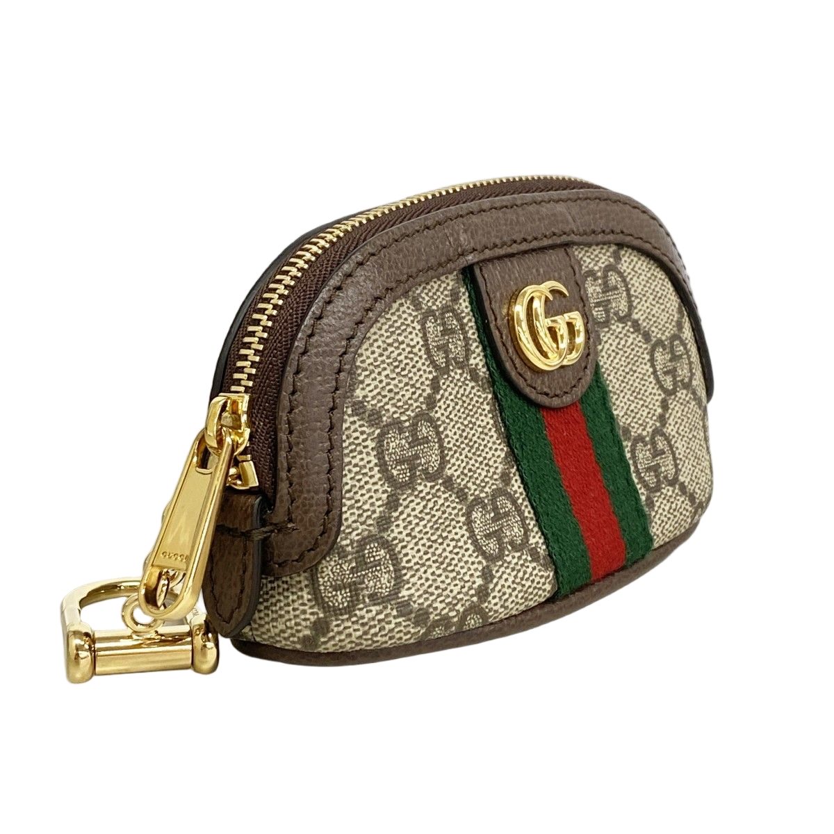 Gucci Coin Case Ophidia Brown Gold — view 2