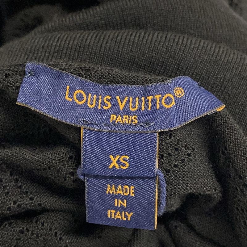Louis Vuitton Long Sleeve Sweater Size XS Women - Rw251wa SXX Fskl64 Black