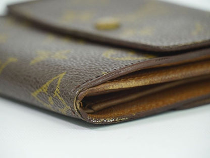 Authentic Louis Vuitton LV Porte Monebier Carte Cles Di Monogram Fold Wallet