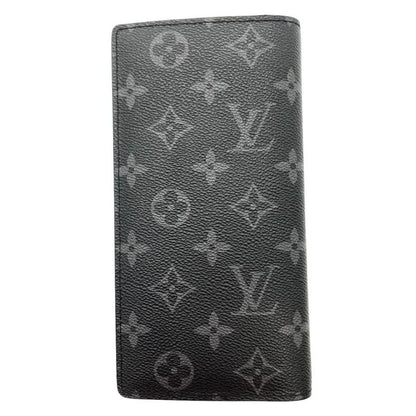 1072 Louis Vuitton Portefeuille Brazza M62516 Monogram Eclipse Fragment