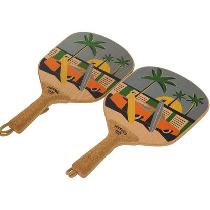 Hermes Apres La Vague Beach Racket Hobby Cork Multicolor 0904