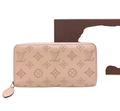 Louis Vuitton Monogram Mahina Zippy Wallet Long Wallet