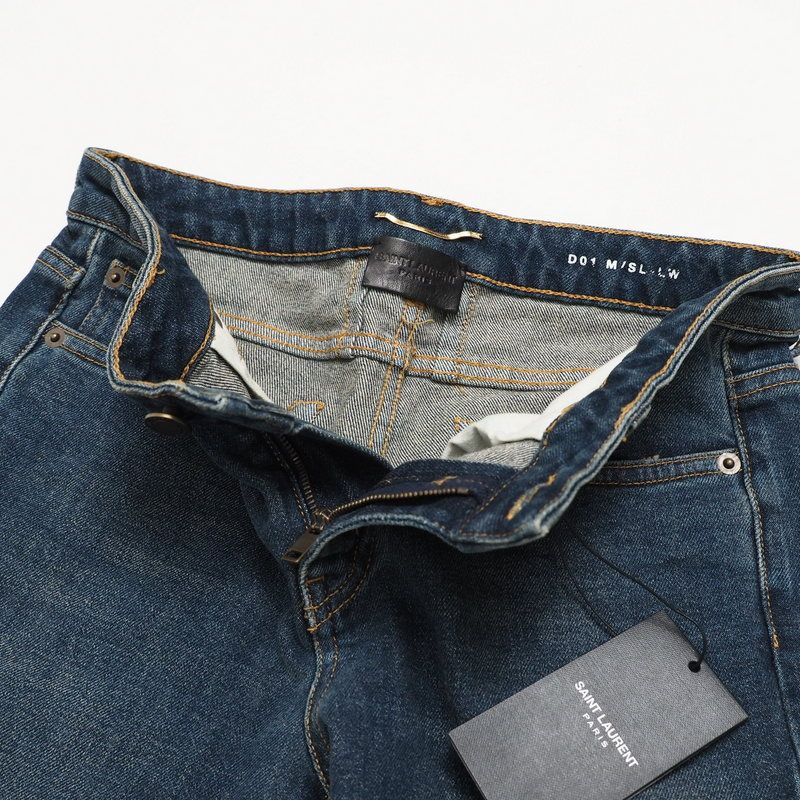Saint Laurent Paris Denim Pants Size 27 Jeans Skinny Pants Cotton