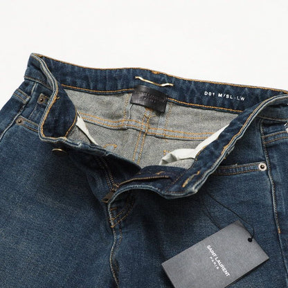 Saint Laurent Paris Denim Pants Size 27 Jeans Skinny Pants Cotton