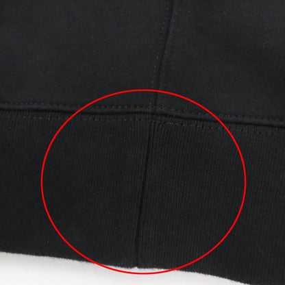 Gucci Cotton Interlocking Cropped Length Sweatshirt Black — view 13