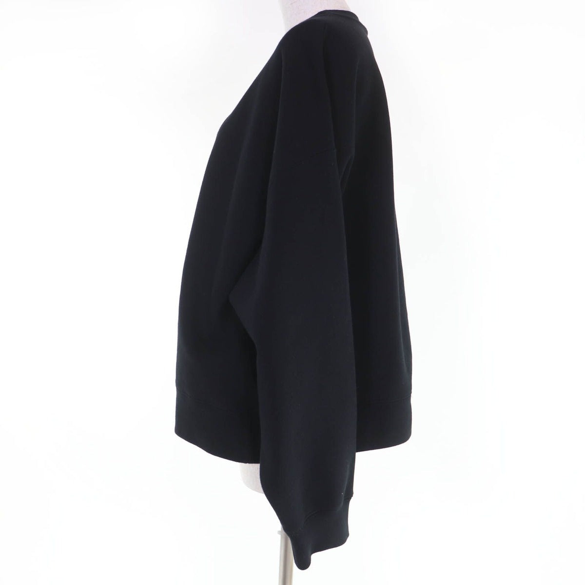 Gucci Cotton Interlocking Cropped Length Sweatshirt Black — view 2