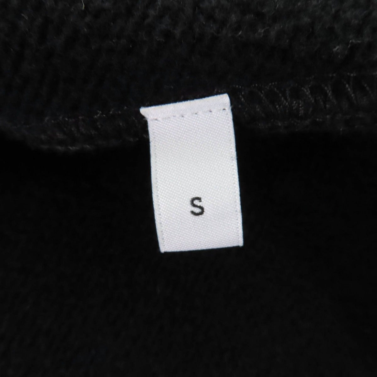 Gucci Cotton Interlocking Cropped Length Sweatshirt Black — view 8