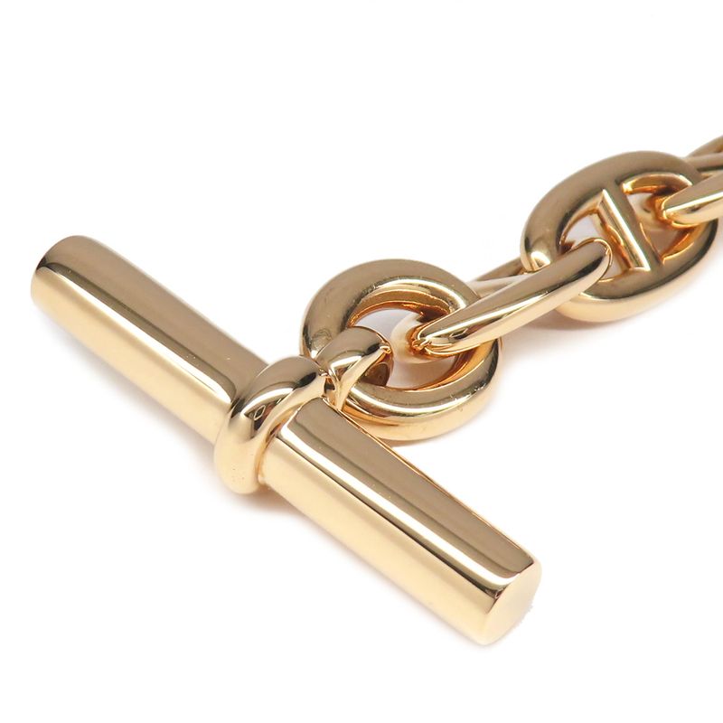 Hermes Bracelet Chaine D'ancre MM 15 Frames 750pg Pink Gold 15 Links