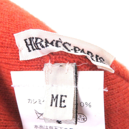 Hermes Vintage Cashmere Martin Margiela Era Logo All Over Pattern Beanie Knit — view 5