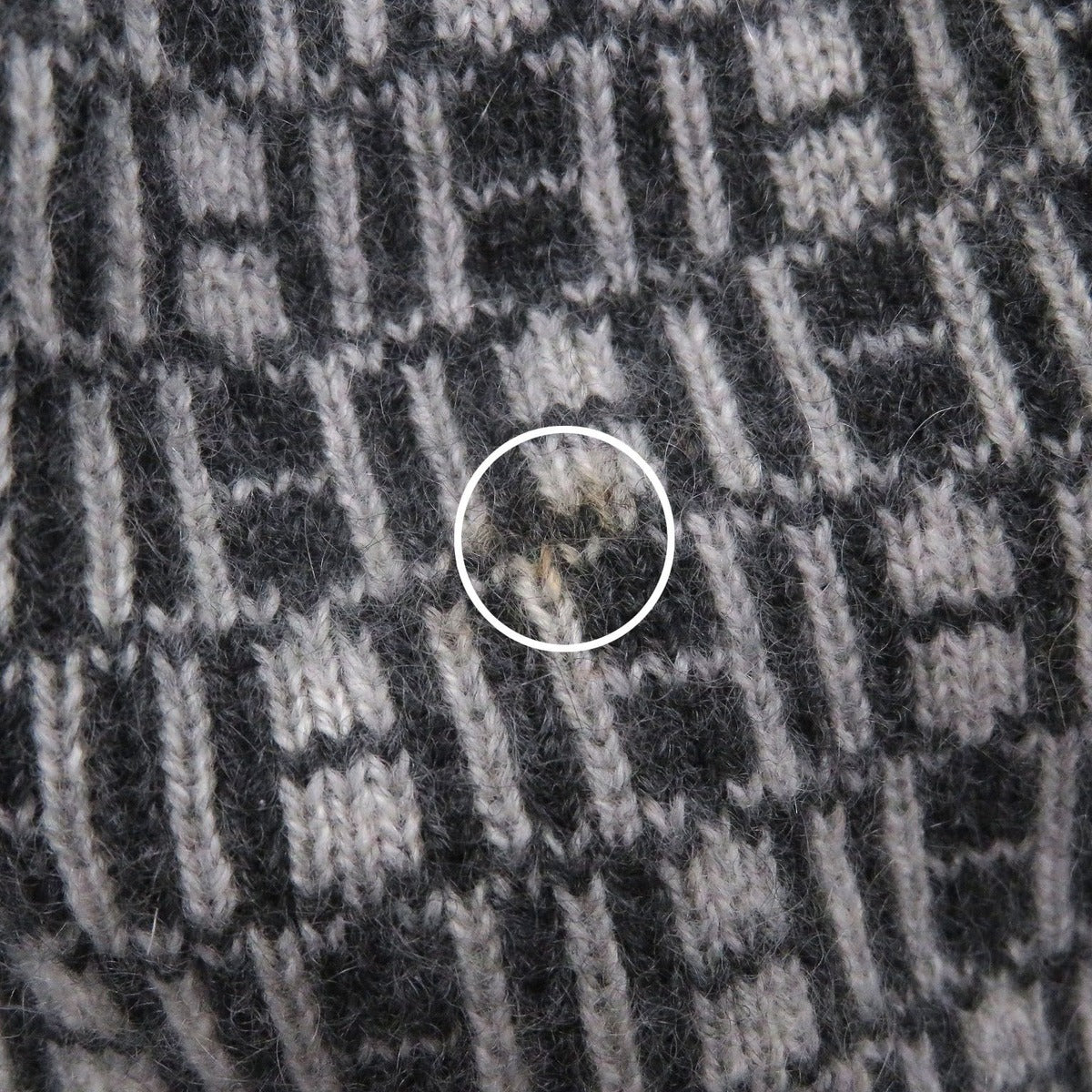 Hermes Vintage Cashmere Martin Margiela Era Logo All Over Pattern Beanie Knit — view 8