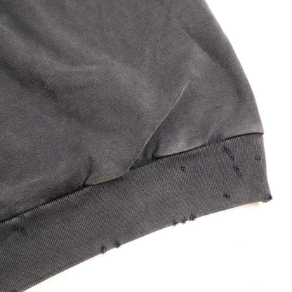 Balenciaga Earrings Neck Sweatshirt 762718 Tpvd9 Charcoal 1