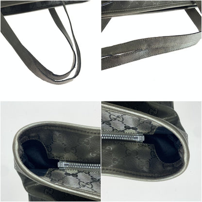 Gucci GG Implement Tote Bag Shoulder Bag 211137 Gray Delivery As Is