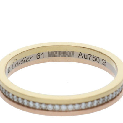 Cartier Vendome Louis Cartier 18K Yellow Gold Diamond Ring Men's 61 21