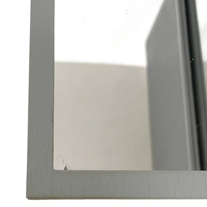 Dior Mirror Gray Beauty Excellent Condition Tabletop Synthetic Leather Preowned