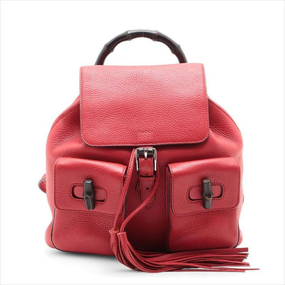 Gucci Backpack Bamboo Leather