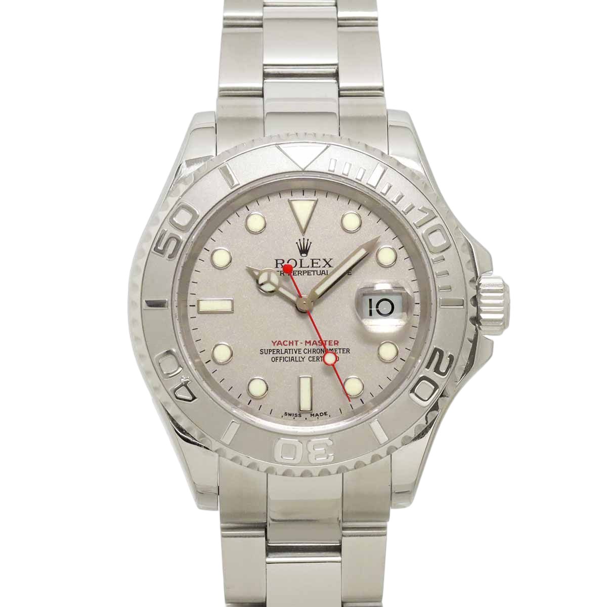 Rolex Yacht Master Rolesium Watch Date Platinum Automatic