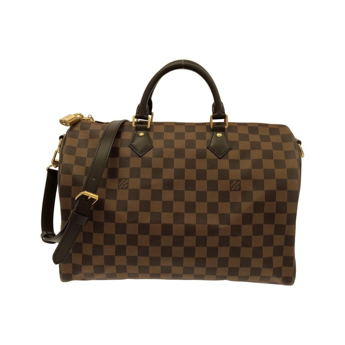 Louis Vuitton Damier Speedy Bandouliere 35 cm Boston Bag