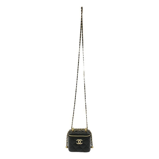 Chanel | Ap2292 Coco Marc Matelasse Lambskin Vanity Chain Pouch Shoulder Bag