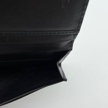 Bottega Veneta Intrecciato Wallet Black Leather Vintage — view 14