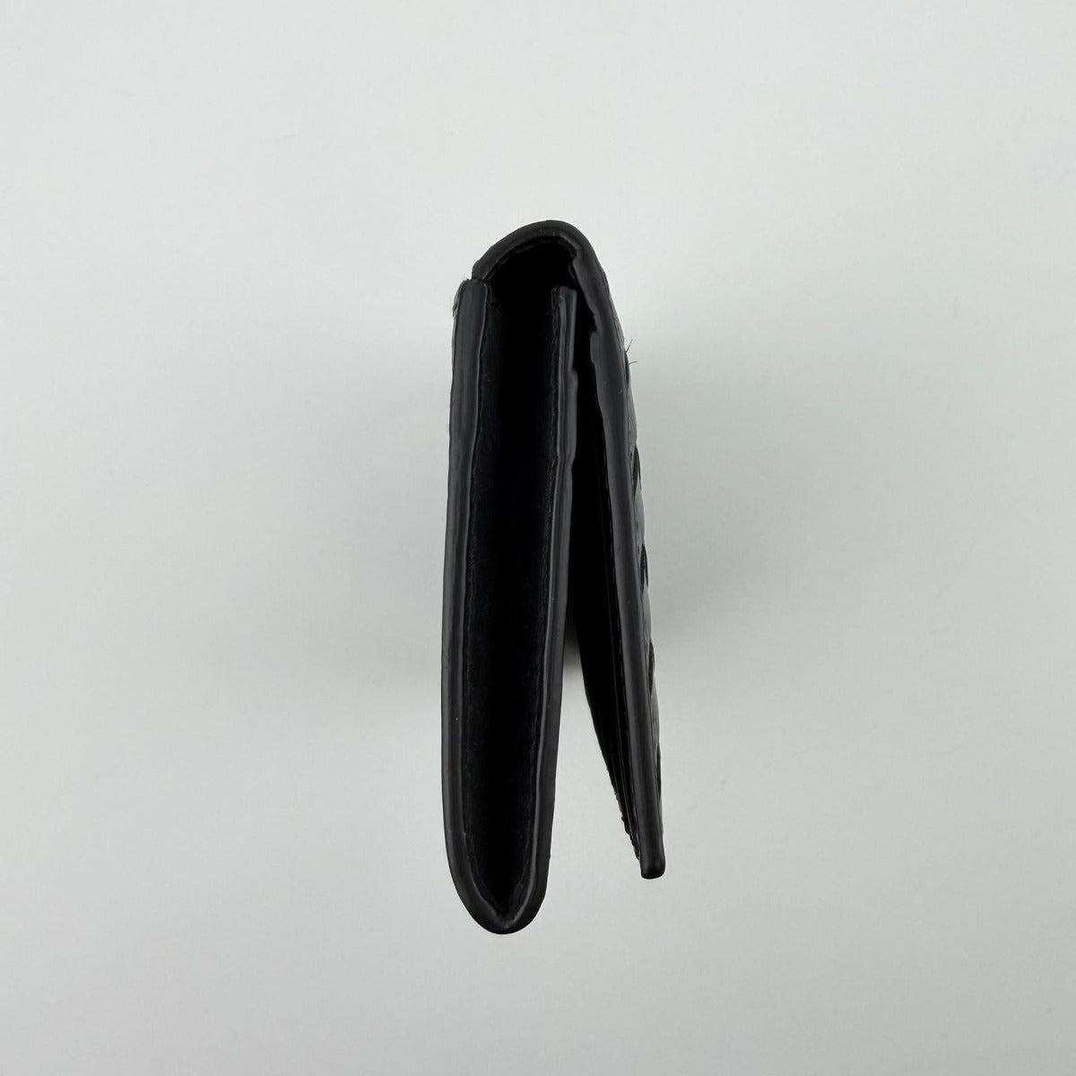 Bottega Veneta Intrecciato Wallet Black Leather Vintage — view 4