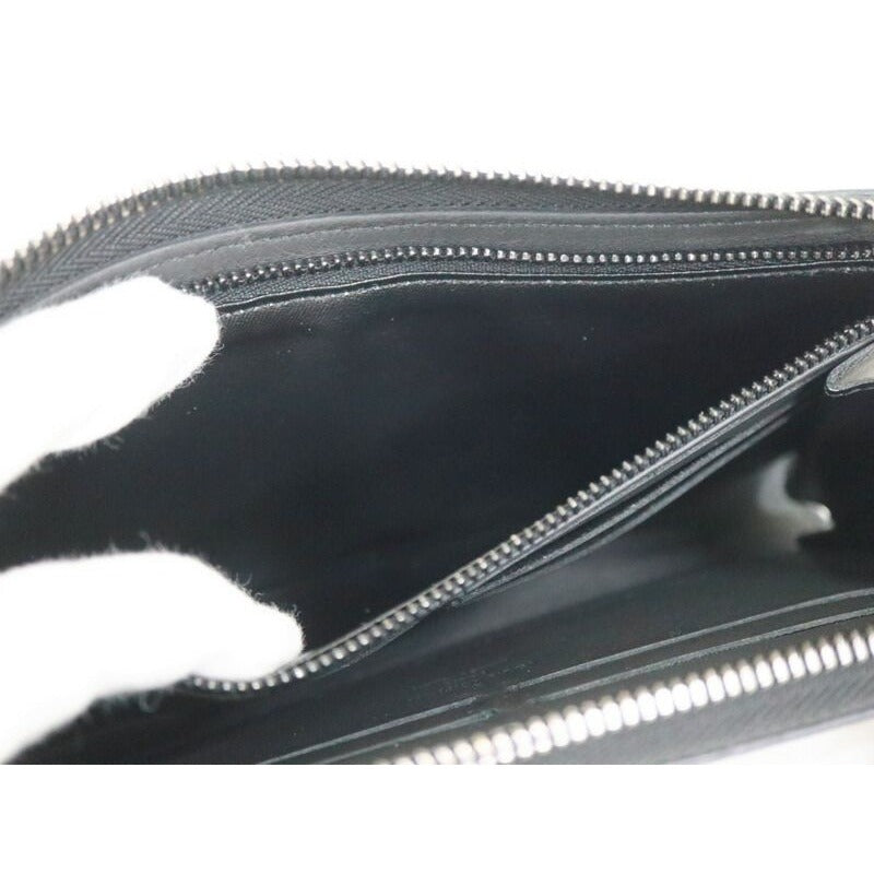 Louis Vuitton Aerogram Zippy Wallet Leather Black — view 5