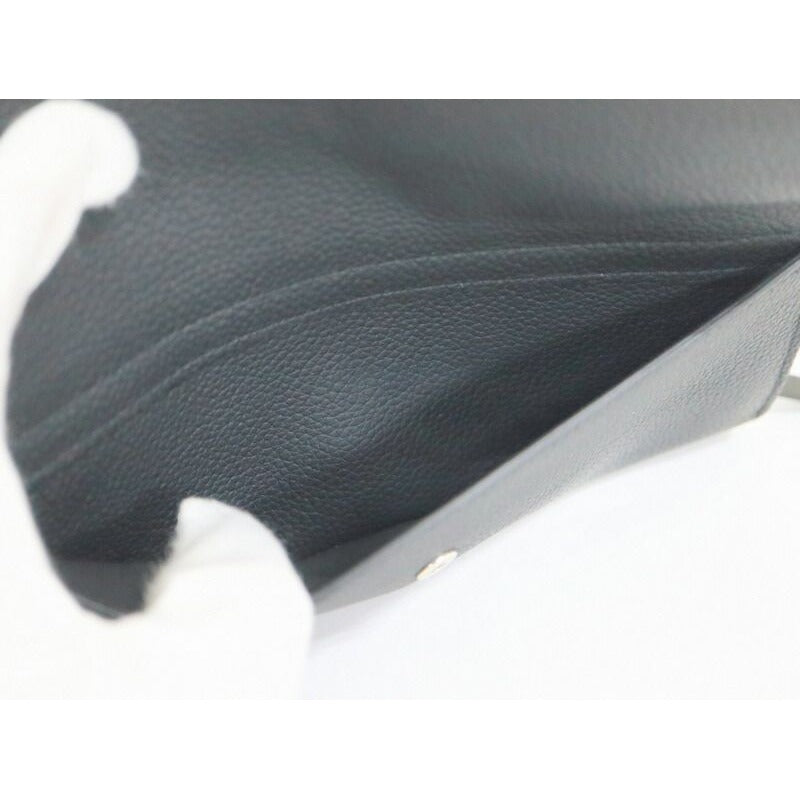 Louis Vuitton Aerogram Zippy Wallet Leather Black — view 6
