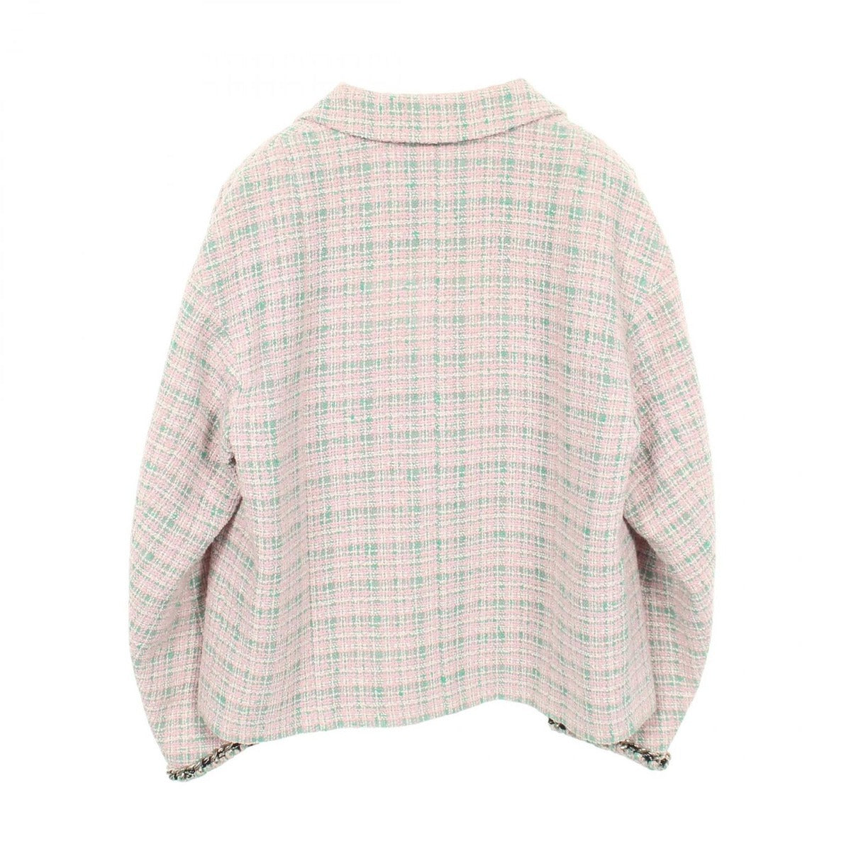Chanel CC Logo Button Tweed Jacket — view 2