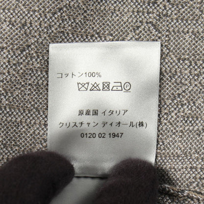 Dior Oblique Cotton Jacquard Overcoat Knit Shirt — view 4