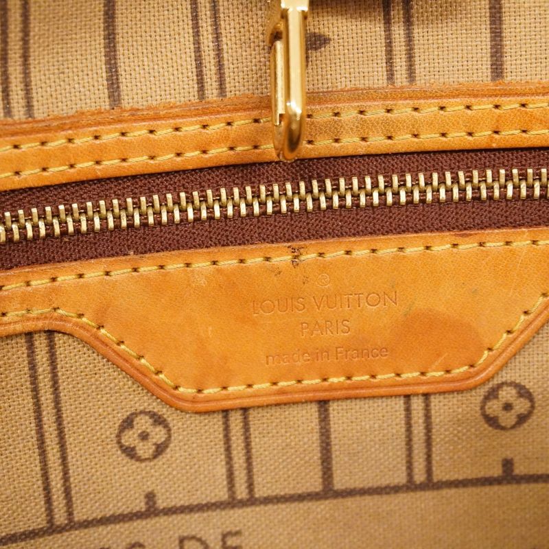 Louis Vuitton Tote Bag Monogram Neverfull MM M40156 Brown Ladies