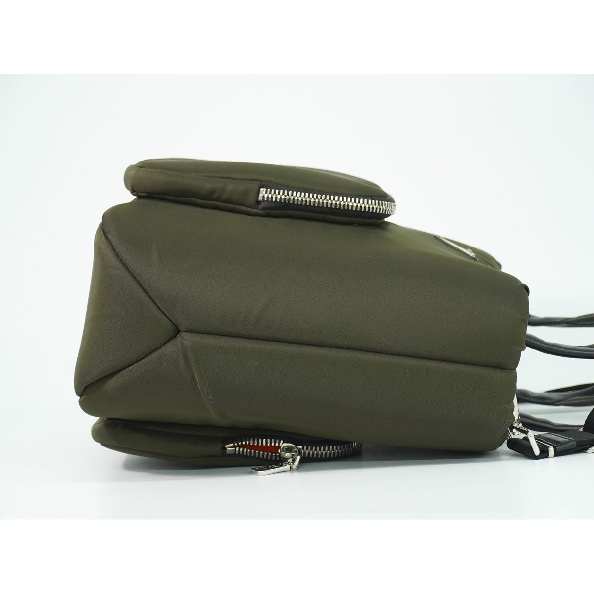 Prada Tessuto Pocket 2-Way Shoulder Bag Tote Nylon Khaki — view 4