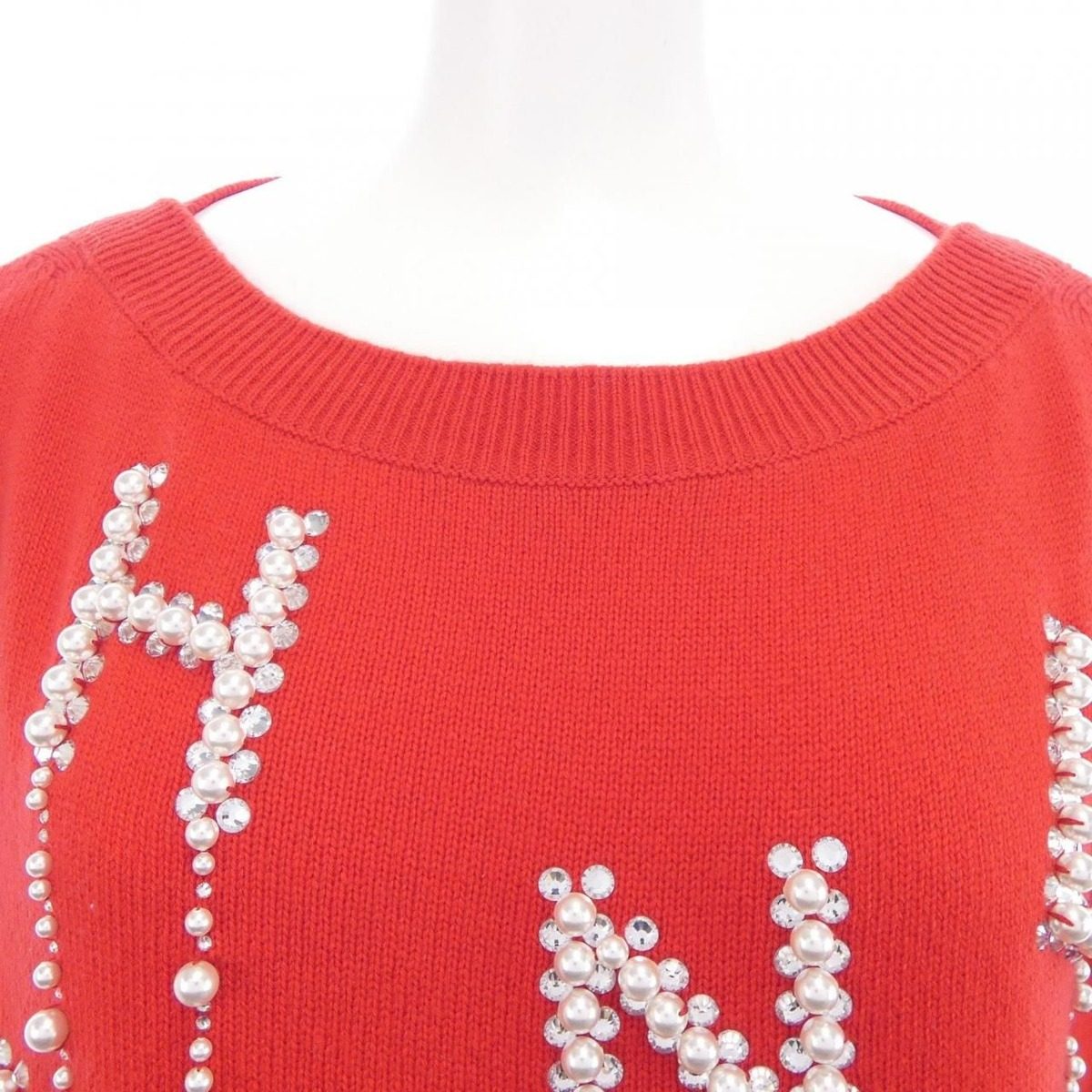 Chanel Knit Top Red — view 6