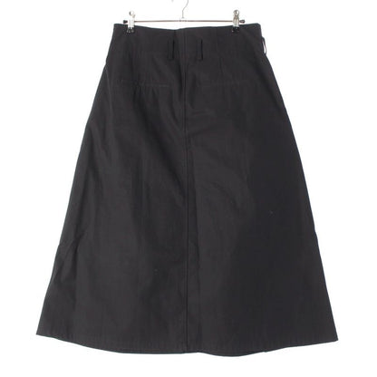 Celine Edith Liman Edith Liman Cotton Snap Button Gold Button High Waist Skirt