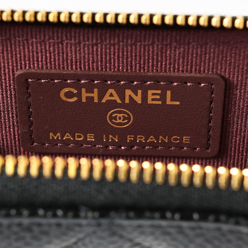 Chanel Coin Case Classic ZIP COIN Purse Black